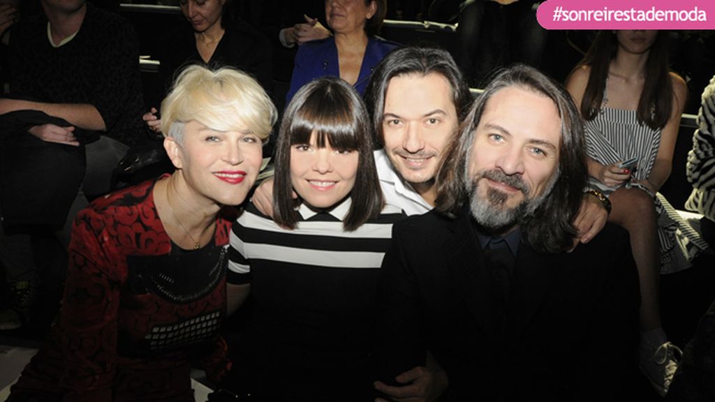 Antonia San Juan, Laura Caballero, Alberto Caballero y Sergio Mitjans