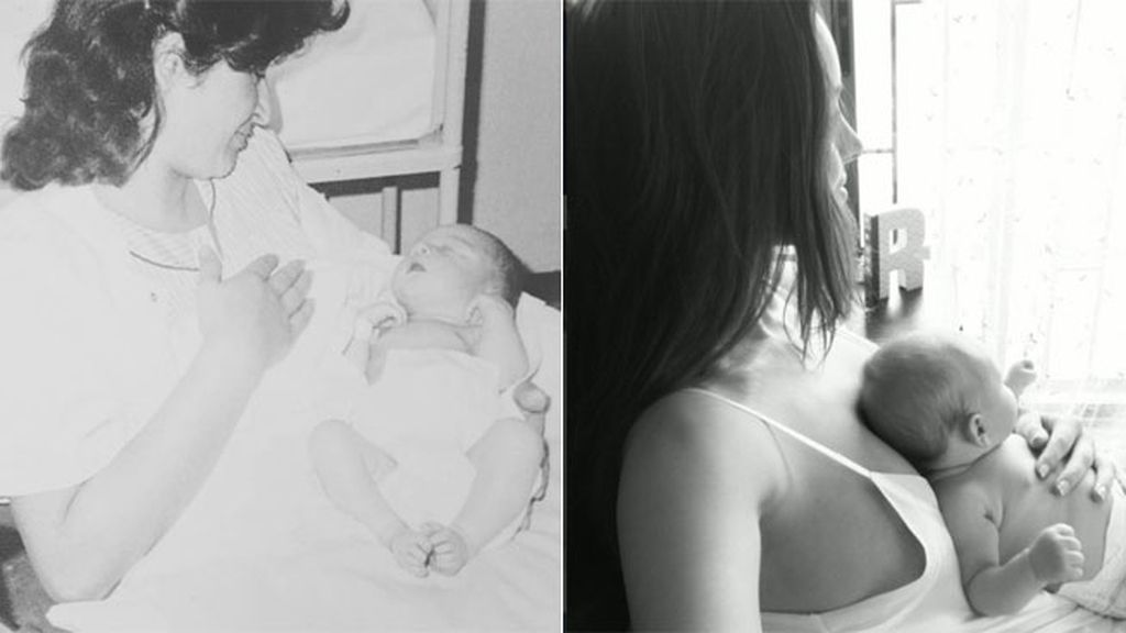 Lorena Van Heerde, su mamá y la pequeña Alexia