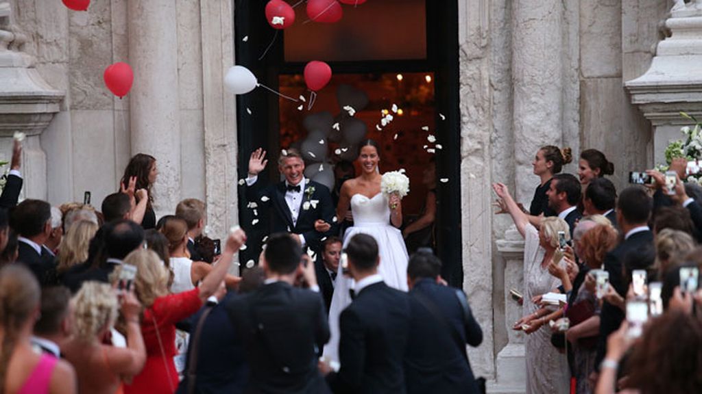 Tenis y fútbol: la romántica boda en Venecia de Ana Ivanovic y Bastian Schweinsteiger