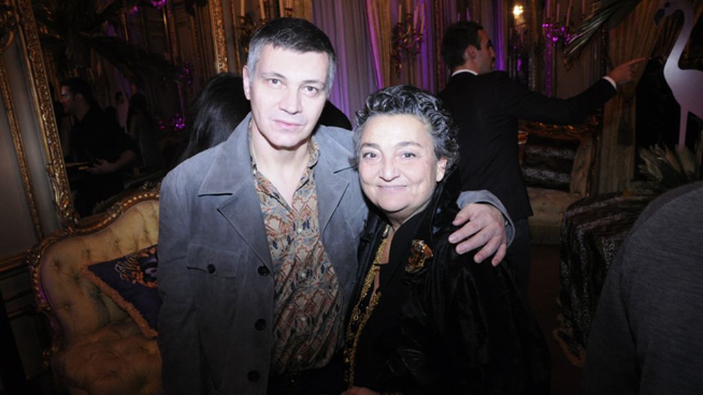 Juan Sánchez junto a la diseñadora Elena Benarroch