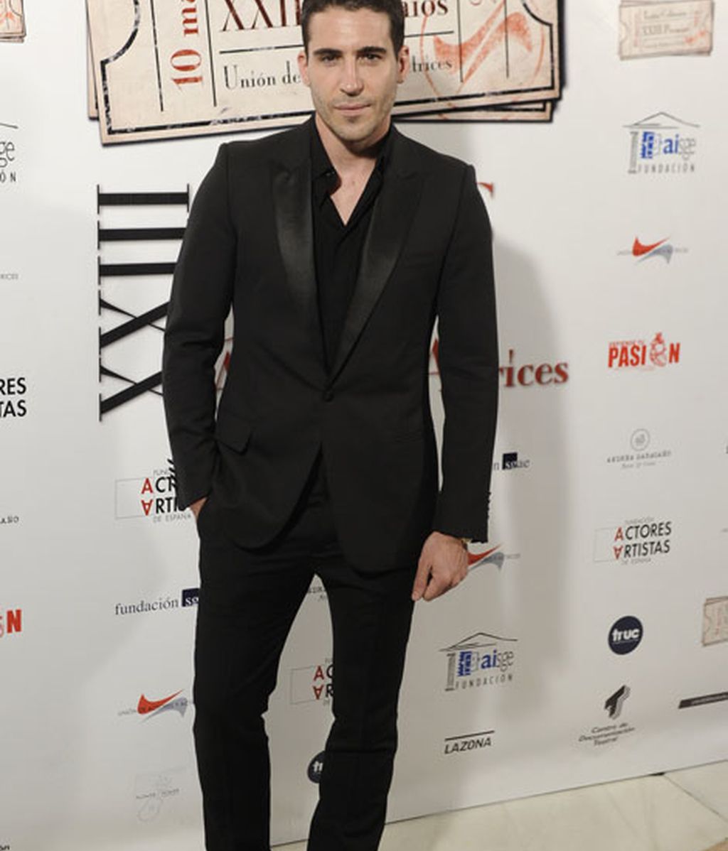 Miguel Ángel Silvestre asistió a la gala
