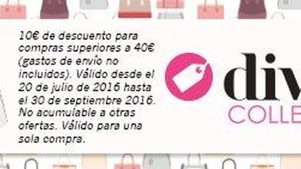 divinity collection codigo descuento agosto 2016