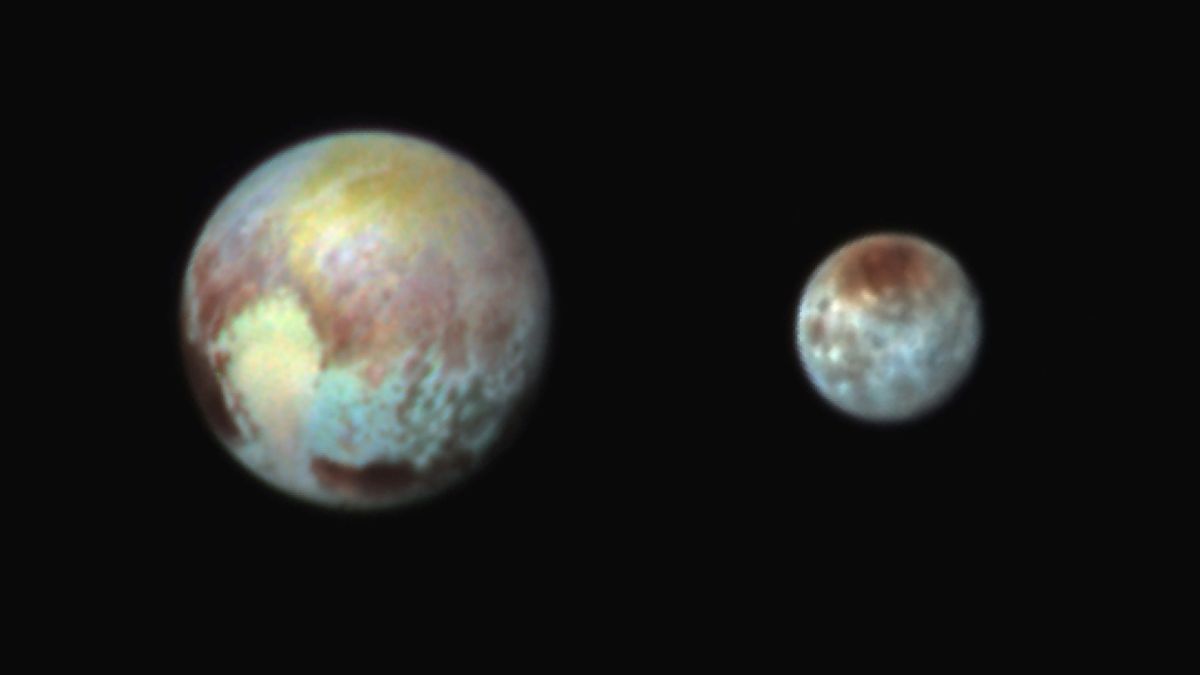 Plutón visto desde la New Horizons