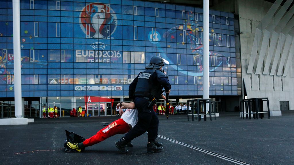 Así fue el simulacro de seguridad a las puertas del estadio
