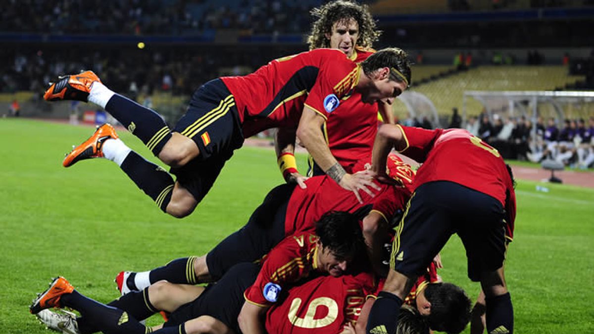 La selección española, de triunfo en triunfo La selección española, de triunfo en triunfo