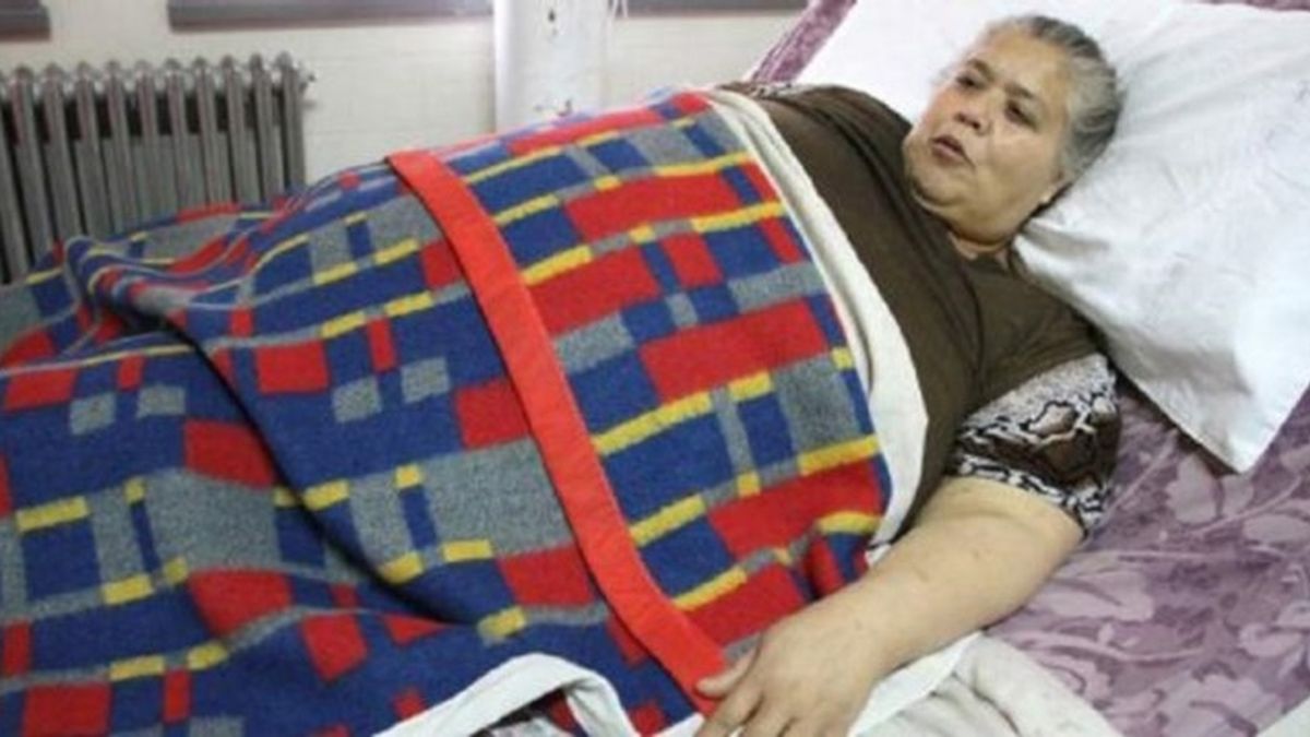 Mariela Bustos, abandonada a pesar de sus 250 kilos