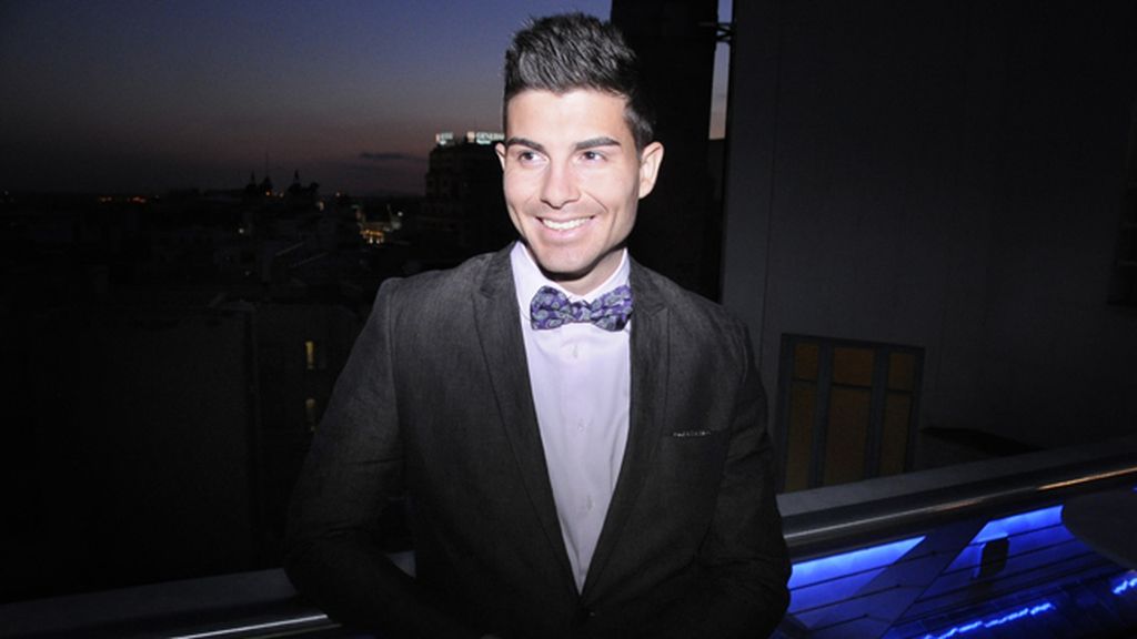 Fran Guzmán luciendo una de sus inseparables pajaritas