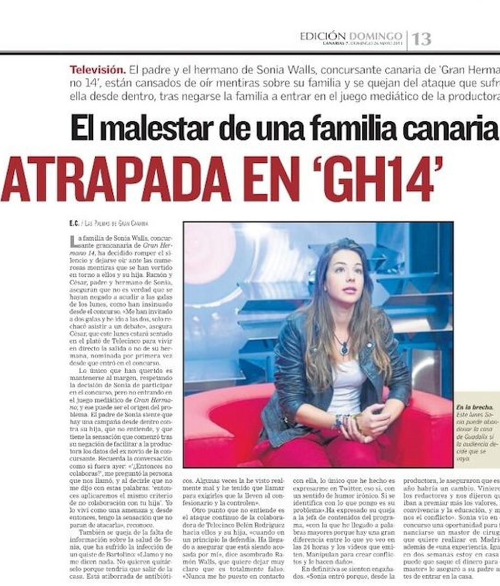 Atrapada en GH 14