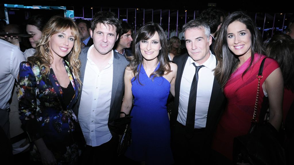 Emma García, Jesús Cintora, Leticia Iglesias, David Cantero e Isabel Jiménez