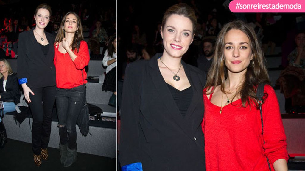 Carolina Bang y Silvia Alonso en el desfile de AA de Amaya Arzuaga