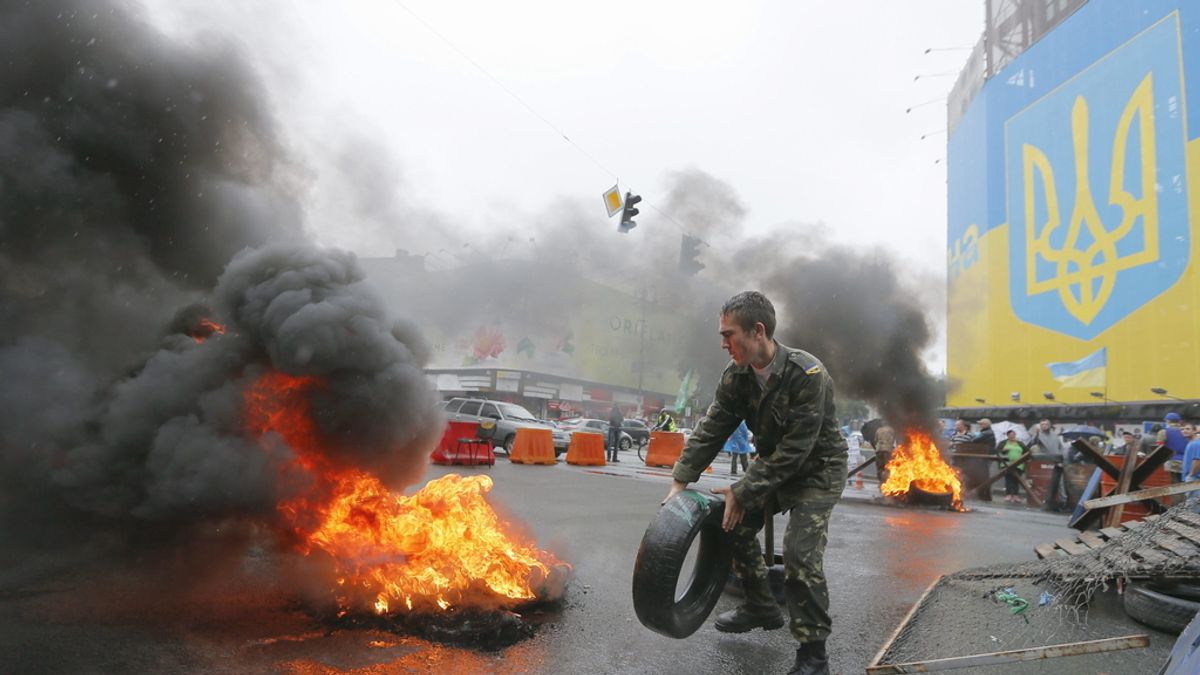 Más protestas en Kiev,  Ucrania