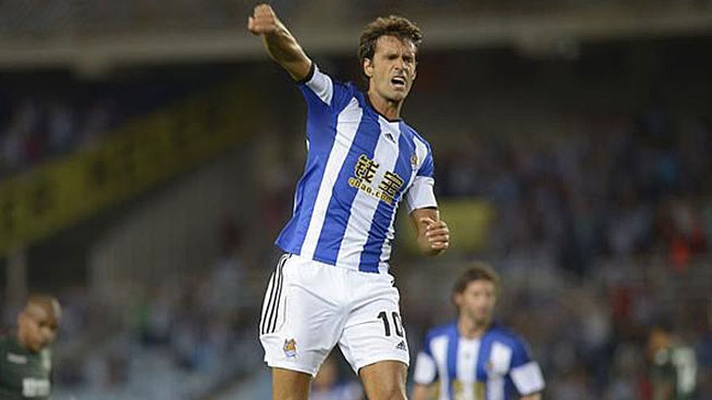 Xabi Prieto celebrando un gol