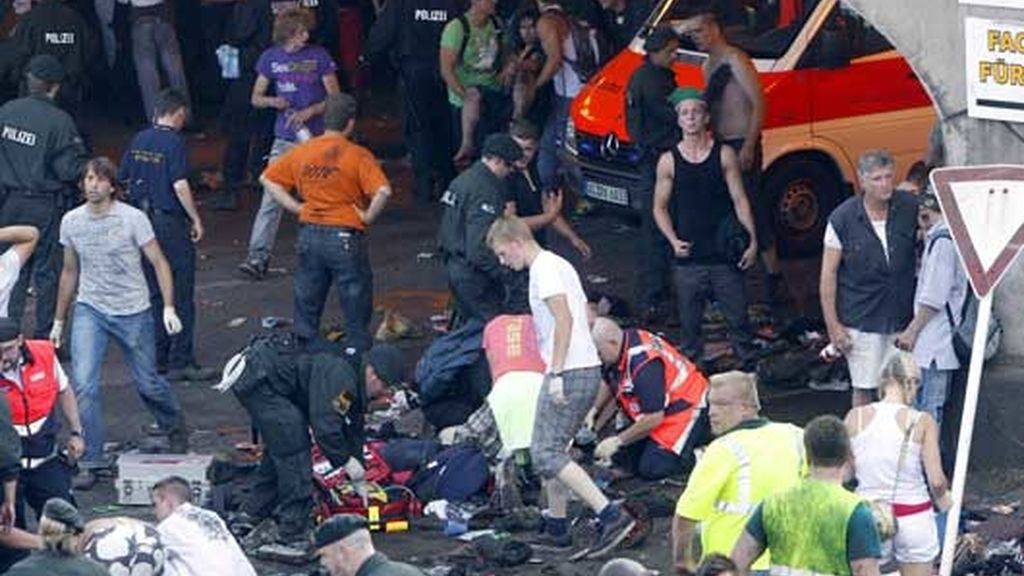 Avalancha humana en el Love Parade