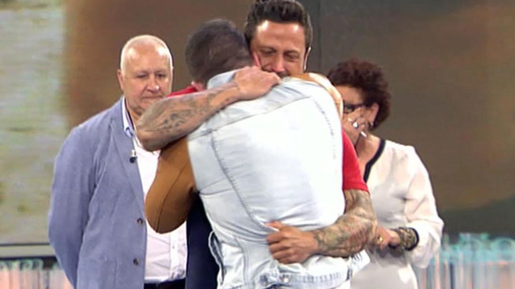 El emotivo reencuentro, en imágenes