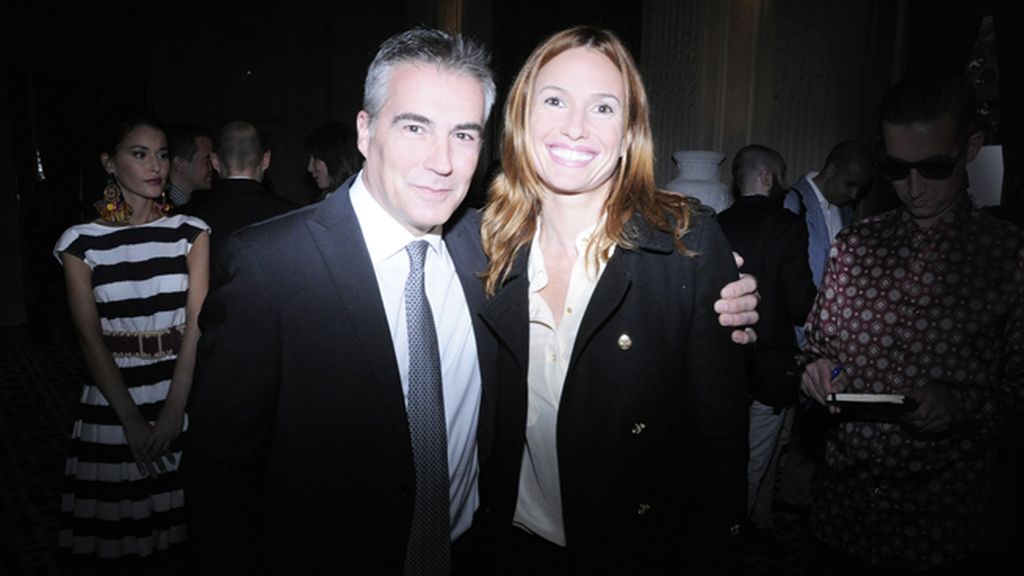 David Cantero posó con Elena Delgado