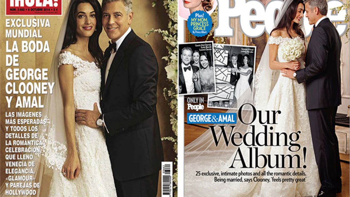 Las imágenes de la boda de George Clooney