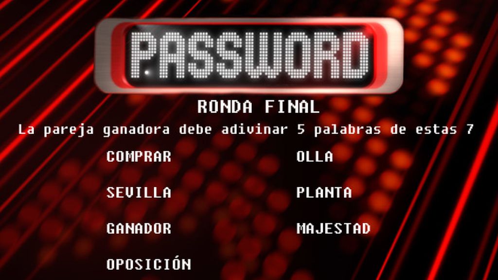 Juego de Password 1