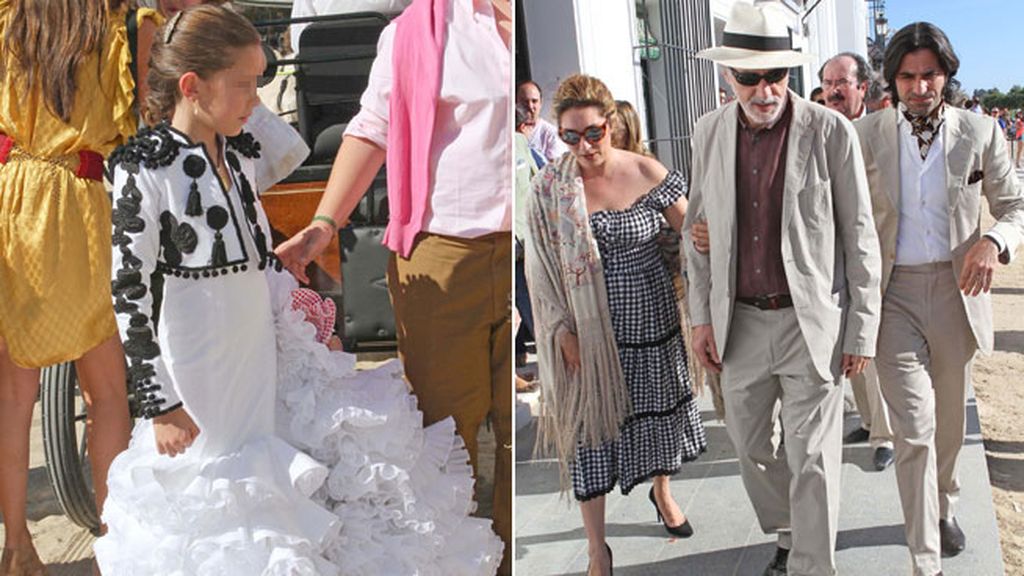 50% flamenca, 50% torera: el bautizo de la hija de Estrella Morente y Javier Conde