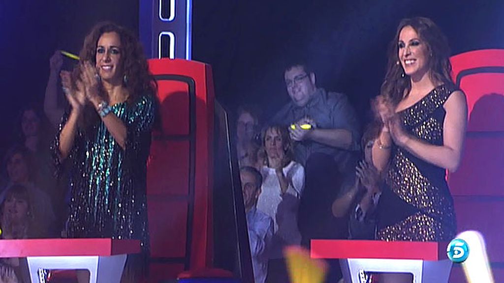 Todos los ‘coaches’ han cantado con sus artistas