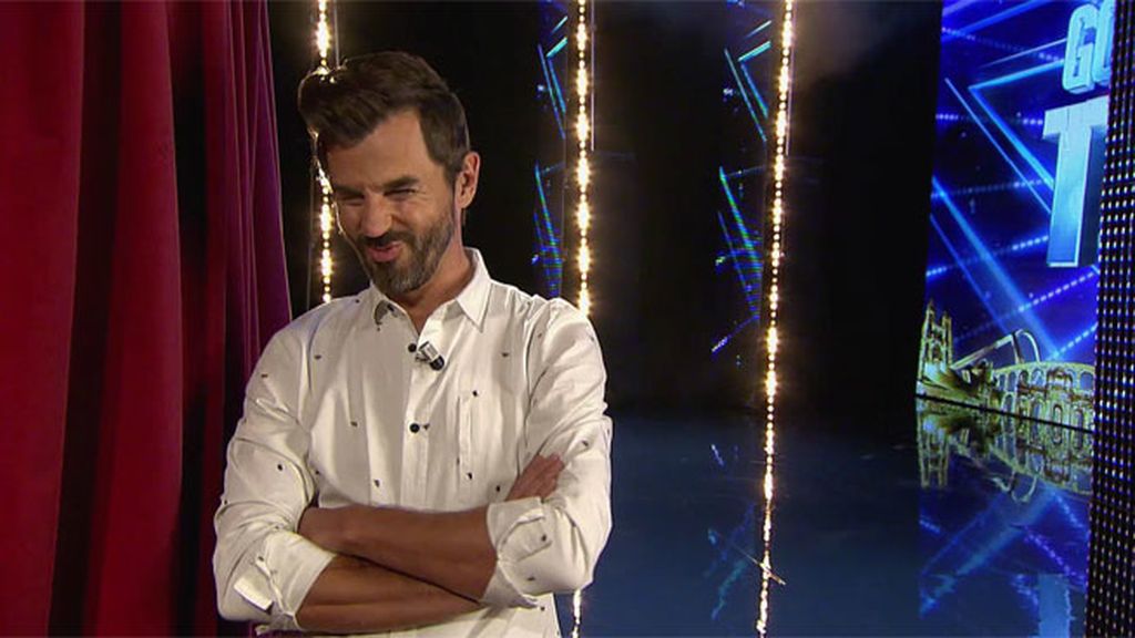 El presentador, con las emociones a flor de piel