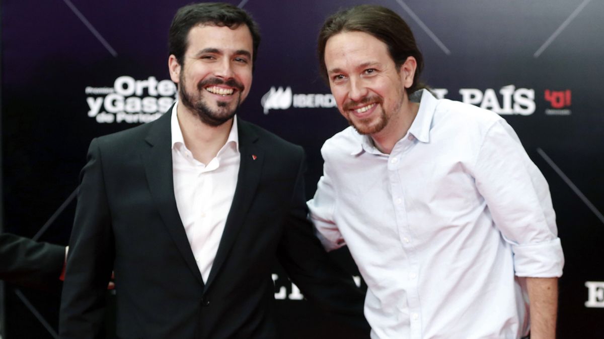 Pablo Iglesias y Alberto Garzón