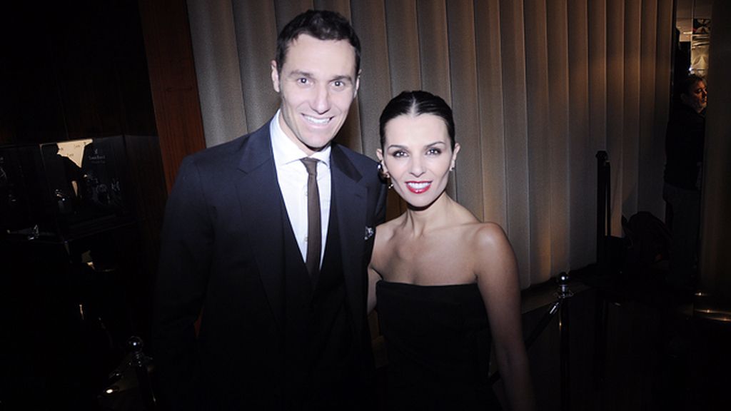 Iván Helguera con su esposa Lorena Casado