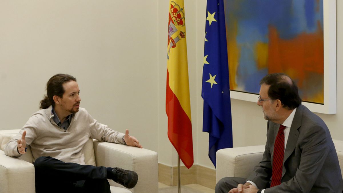 Rajoy recibe a Pablo Iglesias en Moncloa
