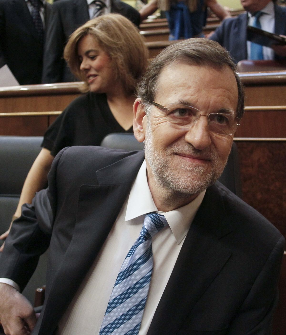 Mariano Rajoy en el debate sobre la ley de abdicación