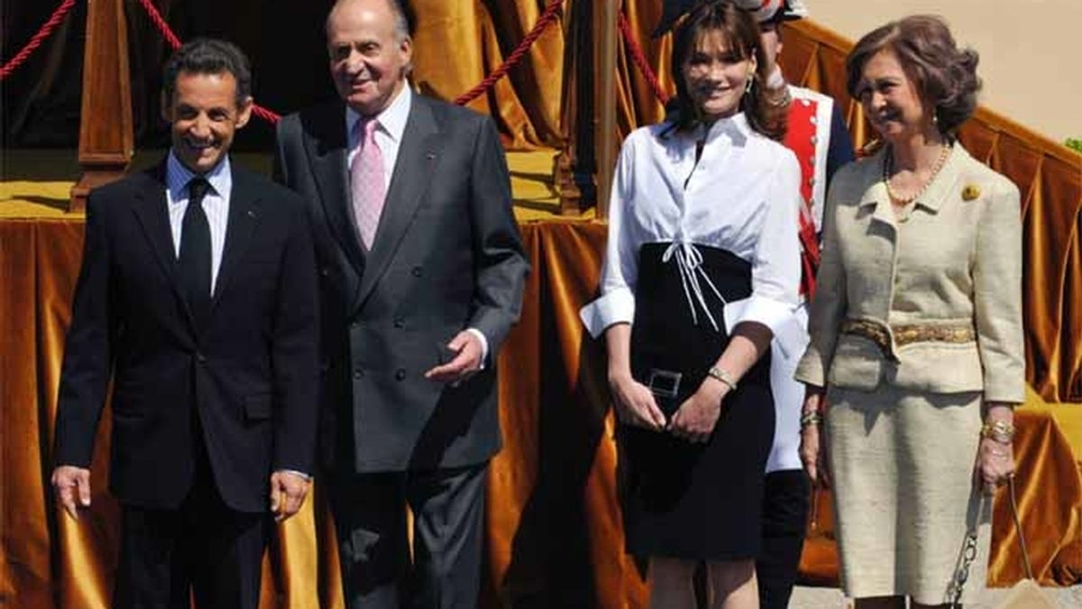 Sarkozy y Bruni en España