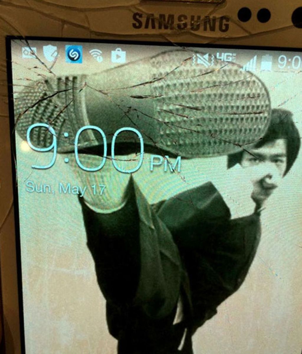 Estos fondos de pantalla ayudarán a que no se vean tanto las grietas