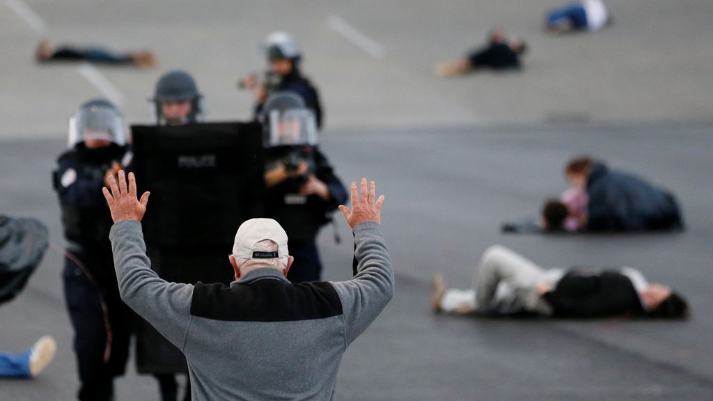 Así fue el simulacro de seguridad a las puertas del estadio