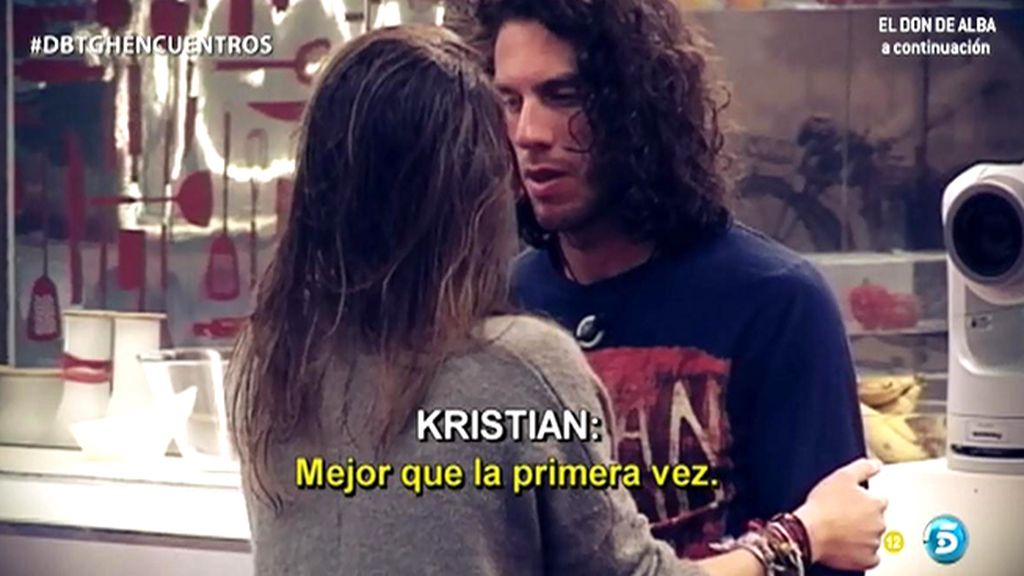 Kristian pone nota a su encuentro sexual: “Mejor que la primera vez”