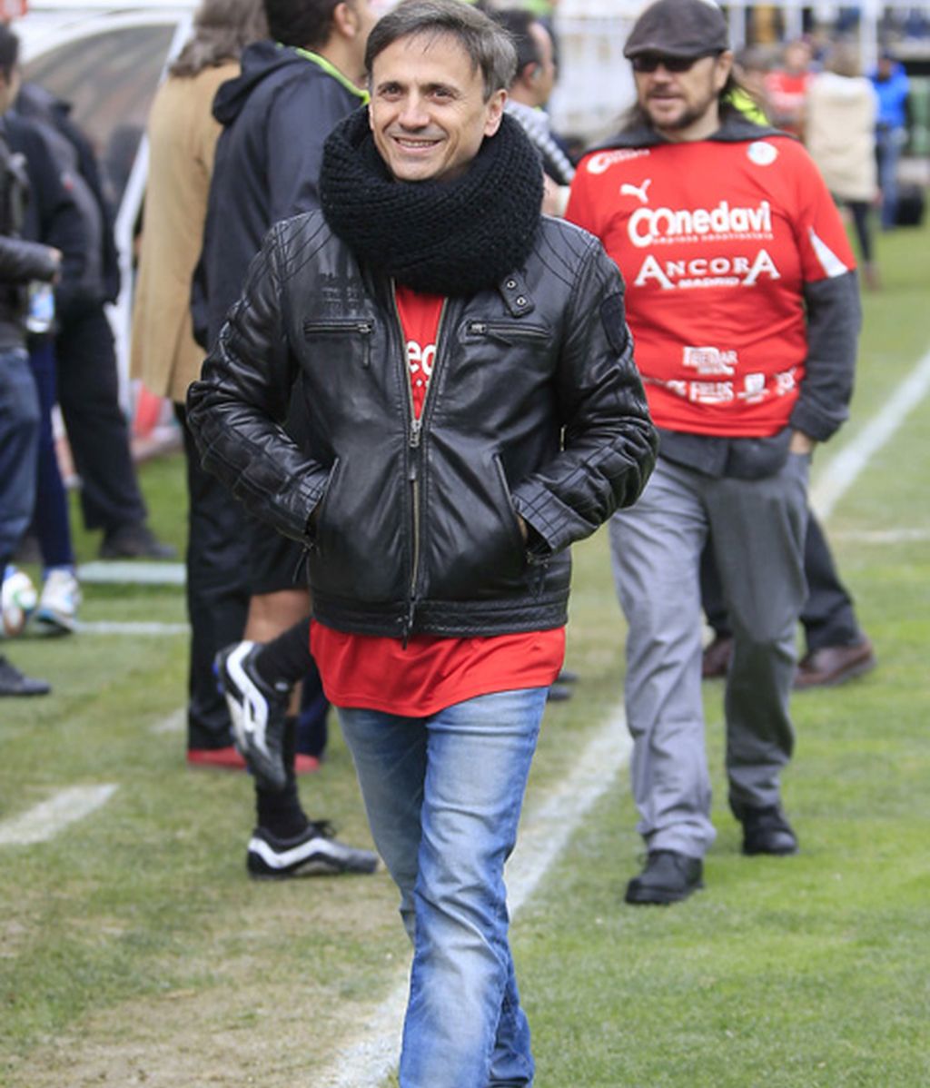 José Mota, de 'Cruz y Raya', no faltó al partido