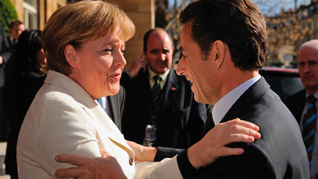 Merkel y Sarkozy