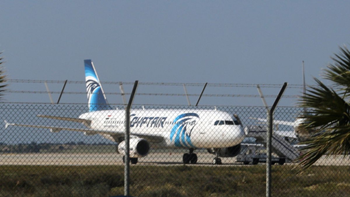 Avión secuestrado en Chipre