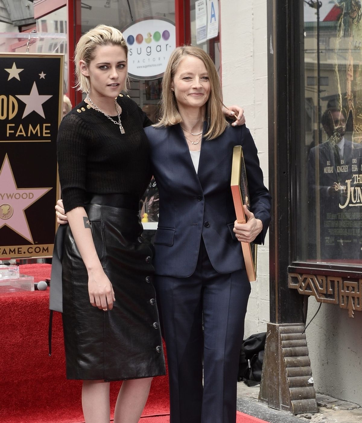 Jodie Foster recibe la estrella del Paseo de la Fama