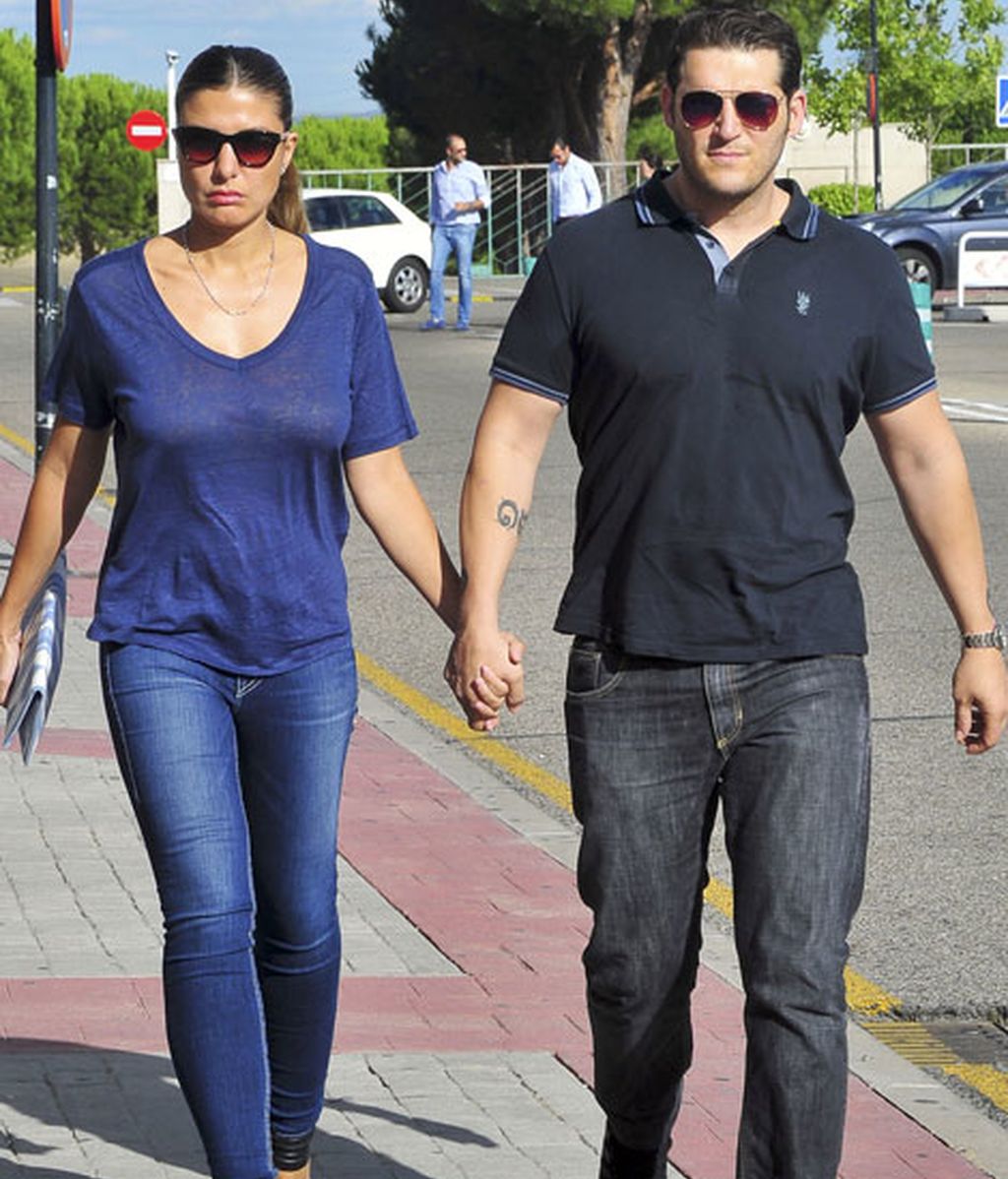 Manu Tenorio y su mujer Silvia Casas