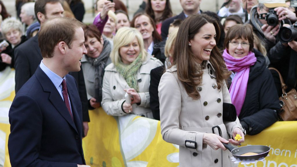 Kate Middleton ensaya como ama de casa