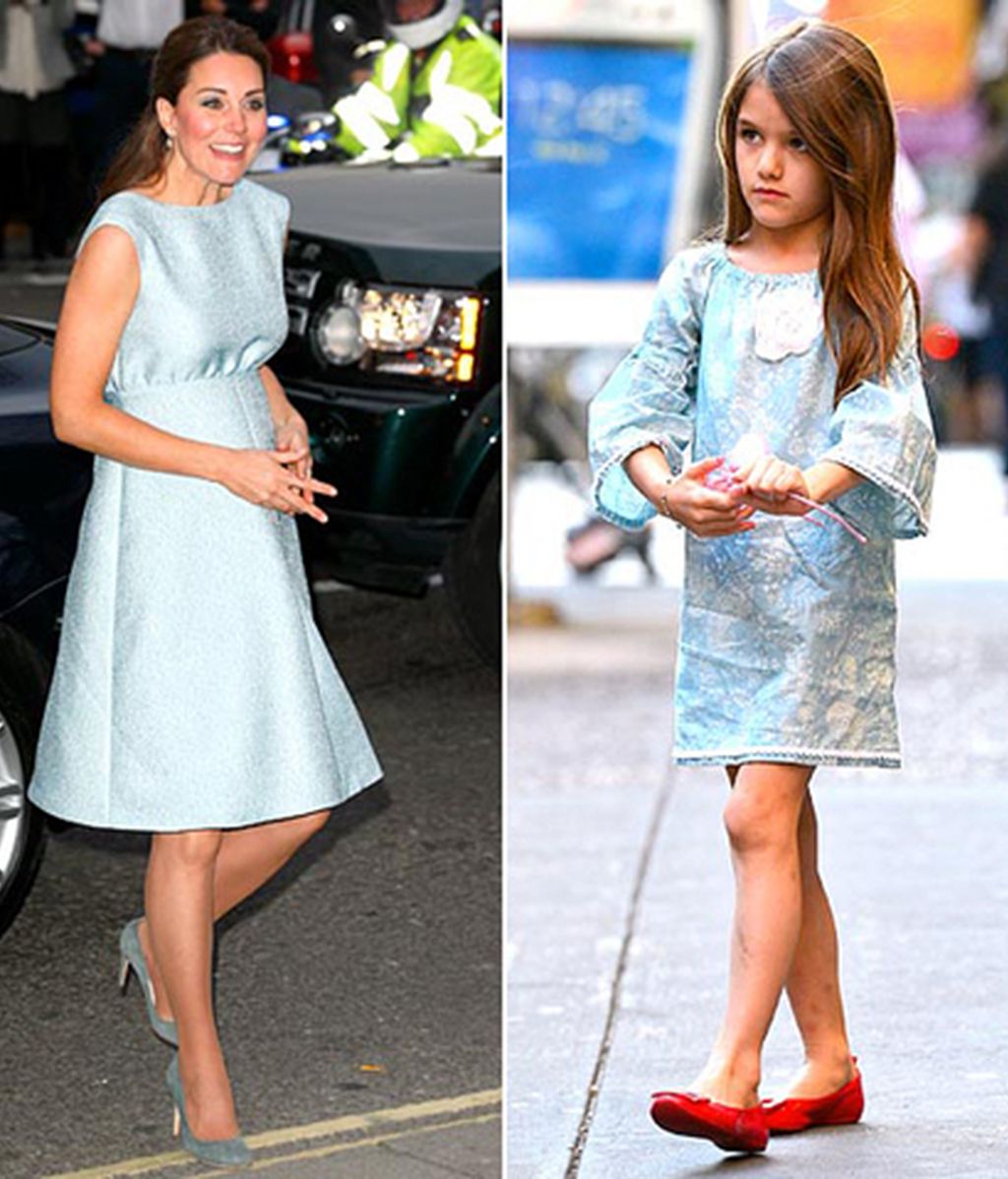 ¿Copia Kate Middleton su look a Suri Cruise?