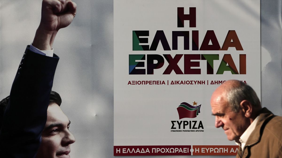 Syriza roza la mayoría absoluta en Grecia