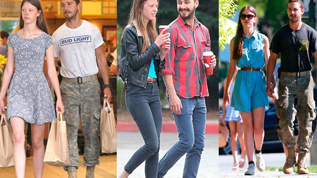 Shia LaBeouf y Mia Goth