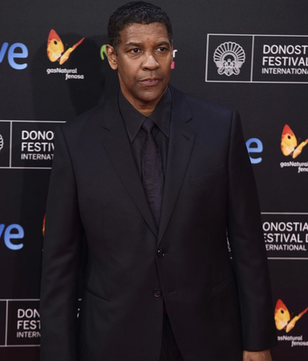 Denzel Washington acudió a recoger su premio Donostia