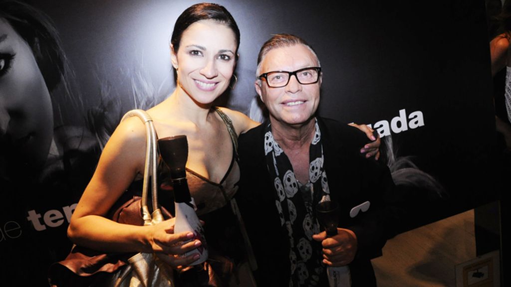 Silvia Jato y el estilista Fran Larrañaga