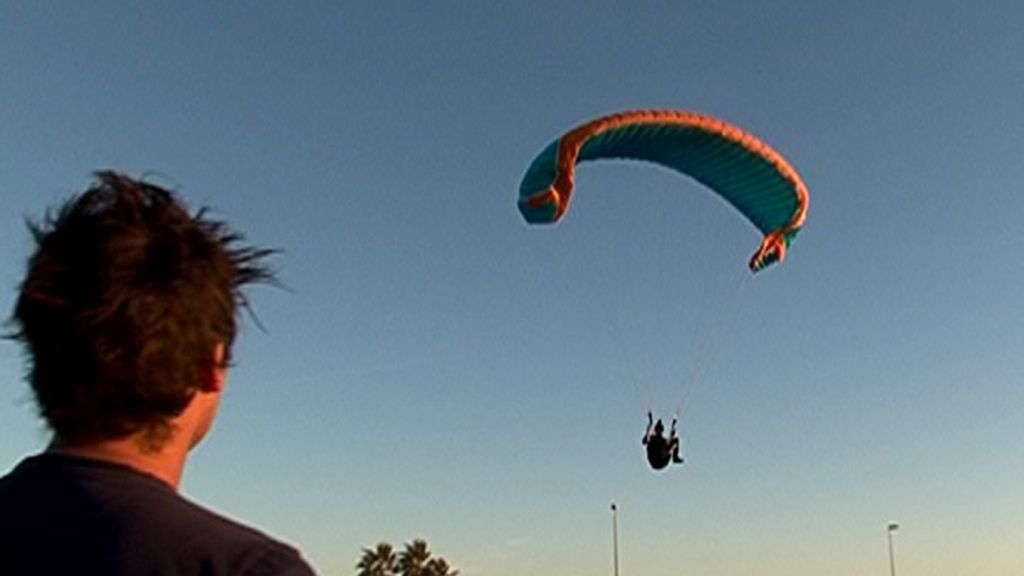 Aterrizaje en parapente