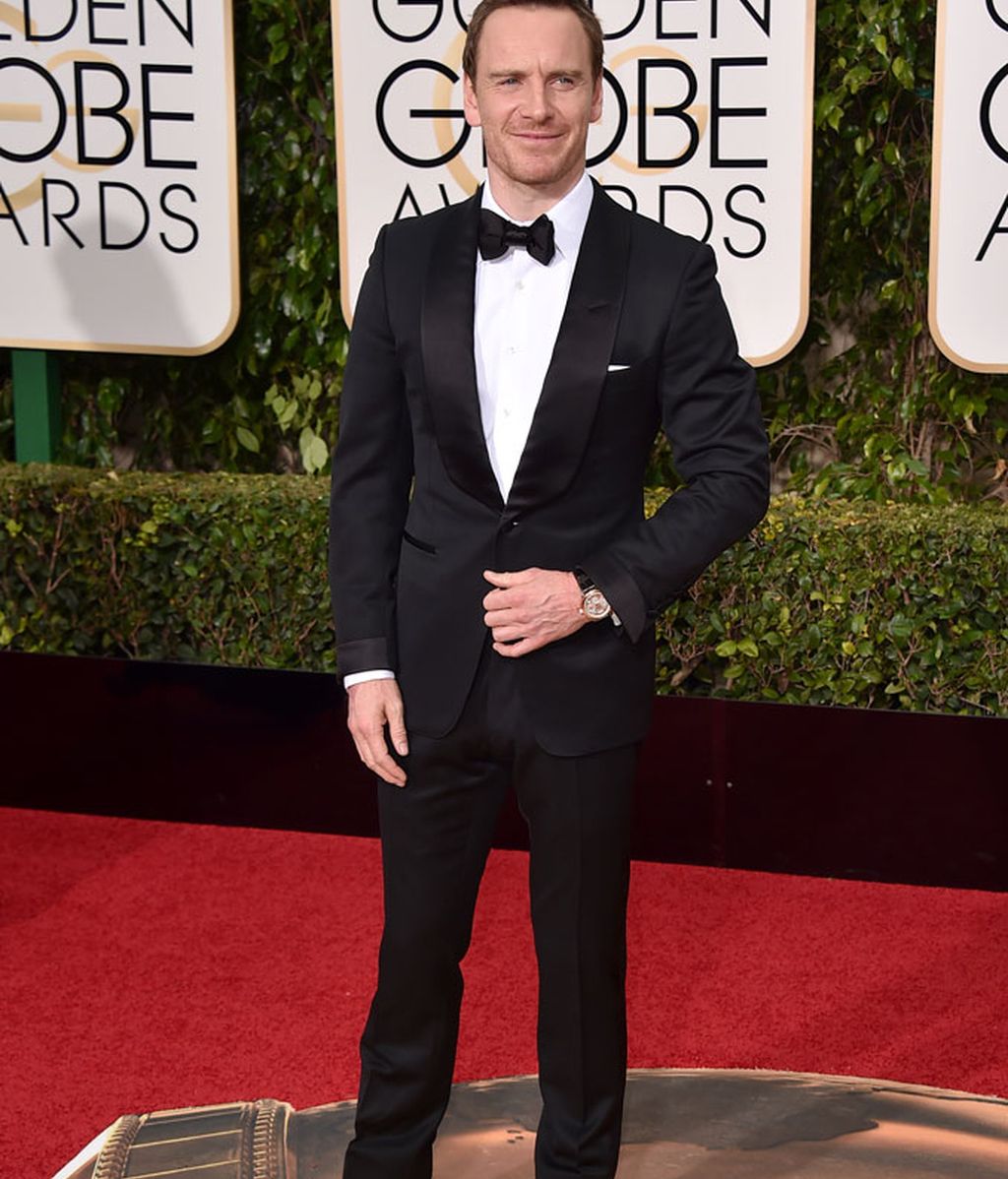 Michael Fassbender con esmoquin de Tom Ford