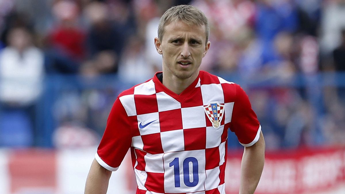 Luka Modric con Croacia