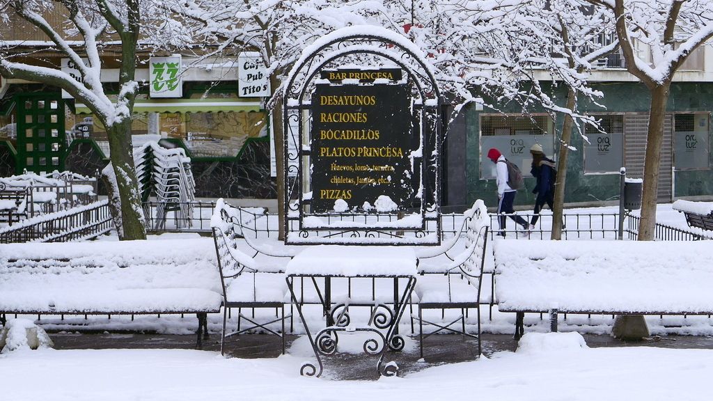 Hasta veinte centímetros de nieve en Cuenca