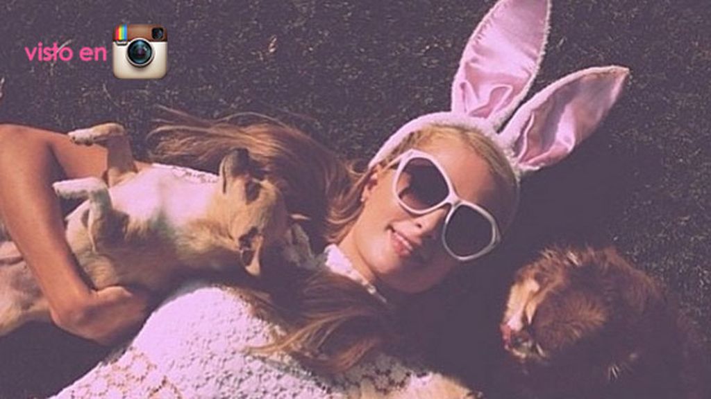 El 'Easter Day' de Paris Hilton es rosa (como no)