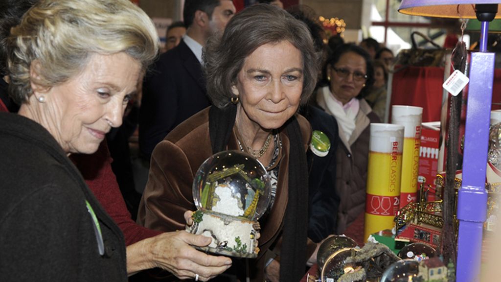 La monarca emérita no falla ningún año a esta cita benéfica