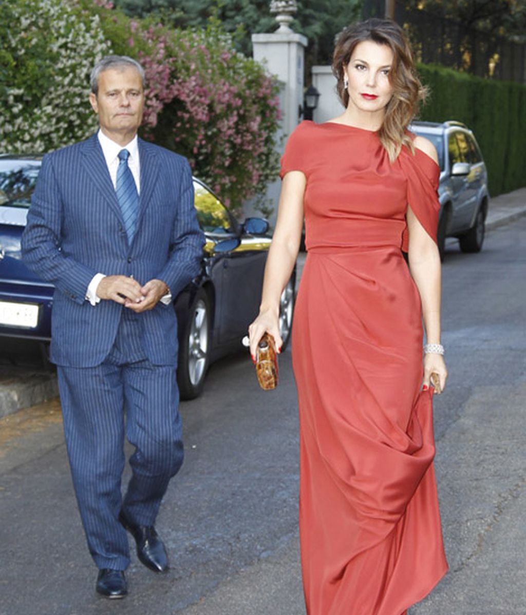 Mar Flores con su marido, Javier Merino